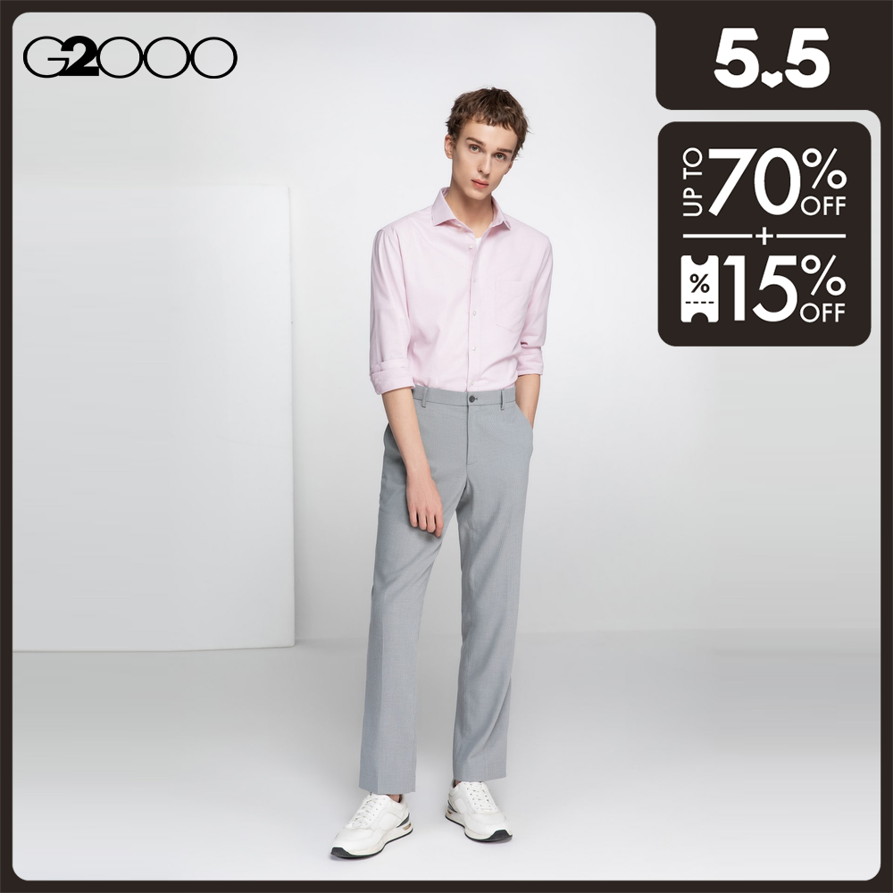 G2000 Men CVC Spandex 2 Tone Shirt